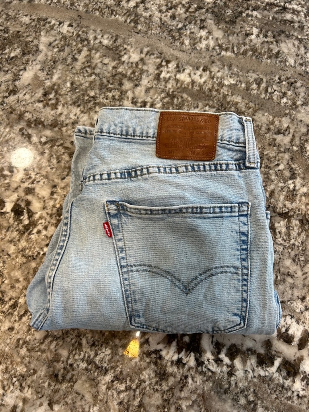 Levi's 541 Whitewash Denim Jeans- 34 Waist, 32 Length